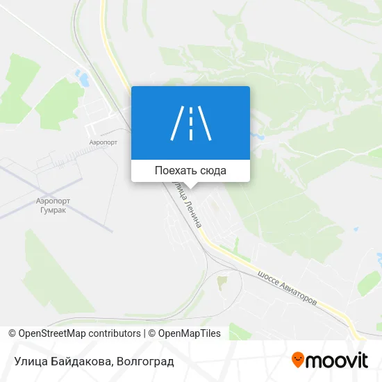 Карта Улица Байдакова