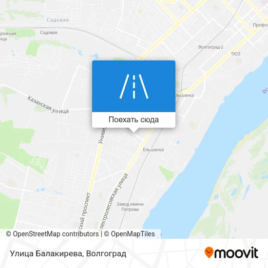 Карта Улица Балакирева