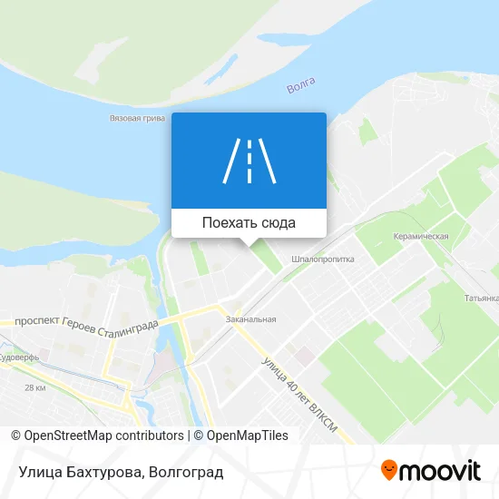 Карта Улица Бахтурова