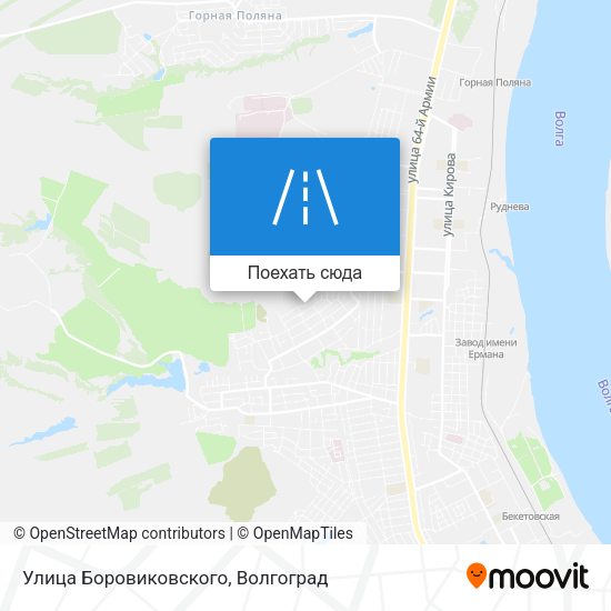 Карта Улица Боровиковского