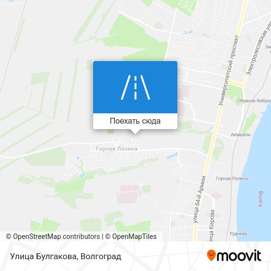 Карта Улица Булгакова