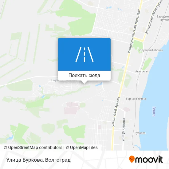 Карта Улица Буркова