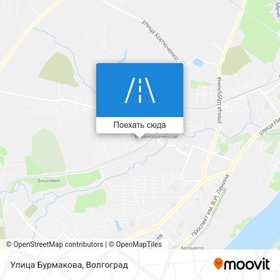 Карта Улица Бурмакова