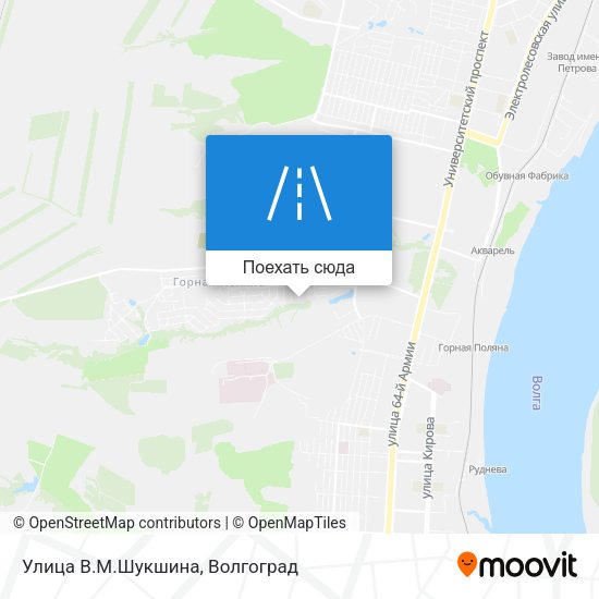 Карта Улица В.М.Шукшина