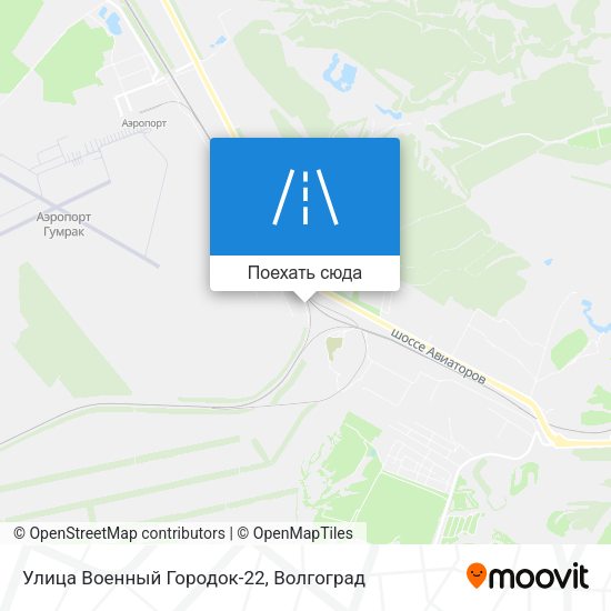 Карта Улица Военный Городок-22