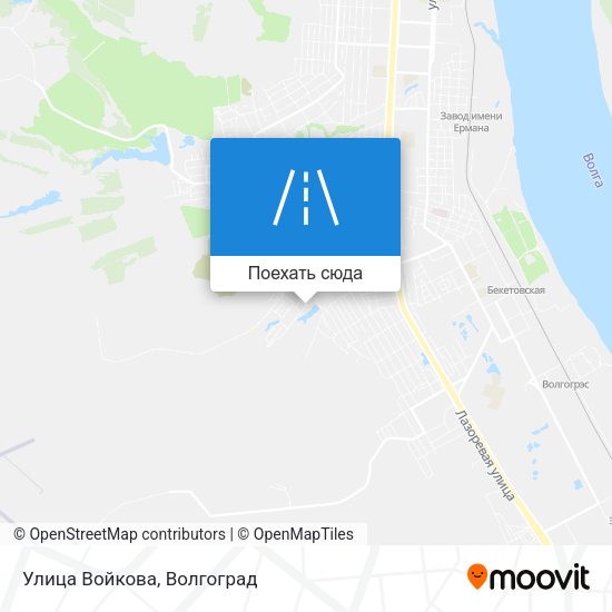 Карта Улица Войкова