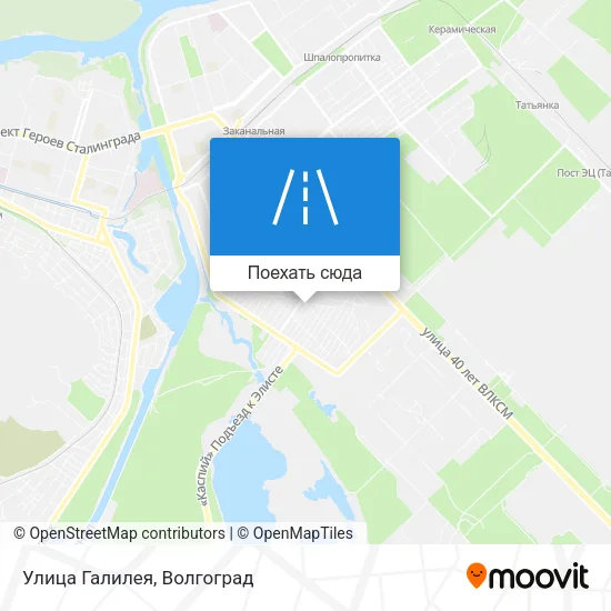 Карта Улица Галилея