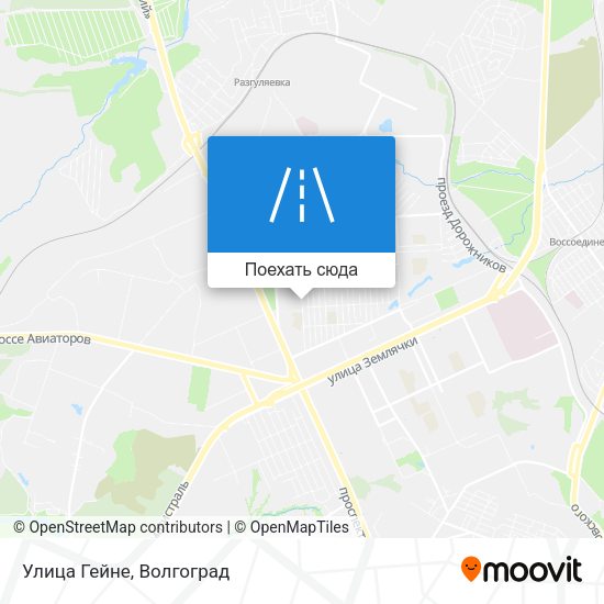 Карта Улица Гейне