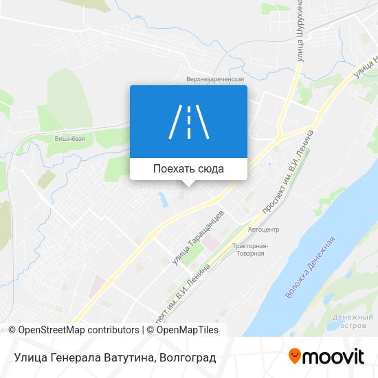 Карта Улица Генерала Ватутина