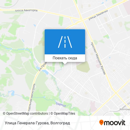 Карта Улица Генерала Гурова