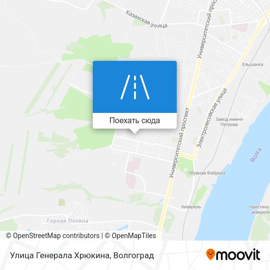 Карта Улица Генерала Хрюкина