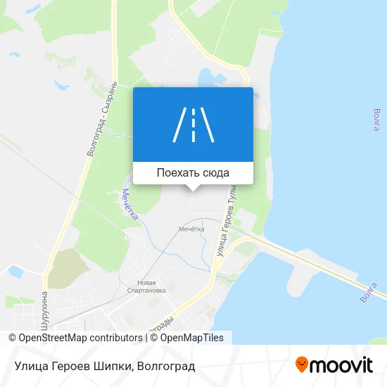 Карта Улица Героев Шипки