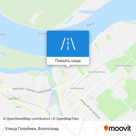 Карта Улица Голубева