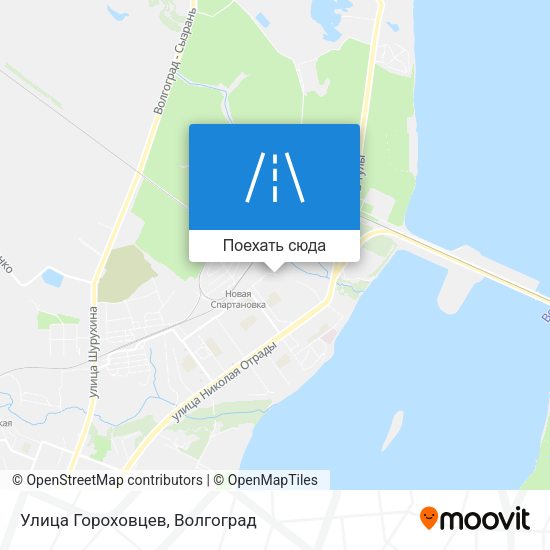 Карта Улица Гороховцев