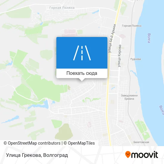 Карта Улица Грекова