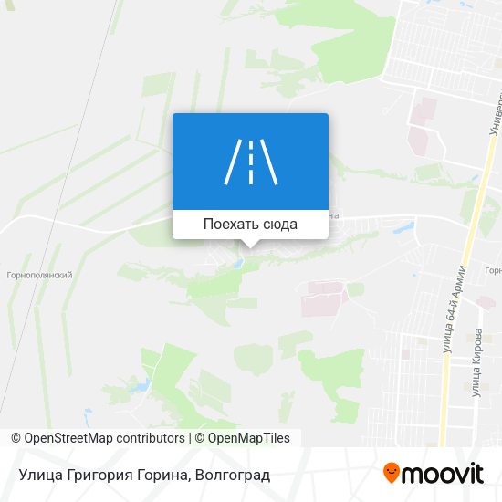 Карта Улица Григория Горина