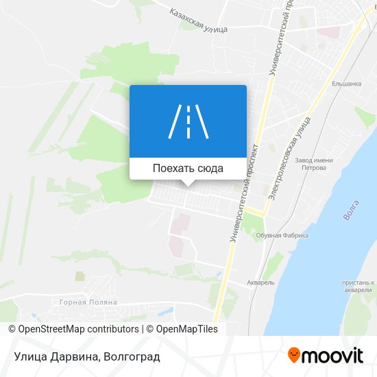 Карта Улица Дарвина