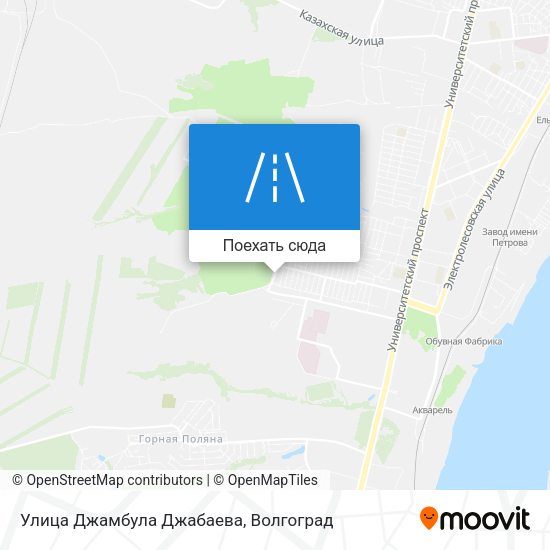 Карта Улица Джамбула Джабаева