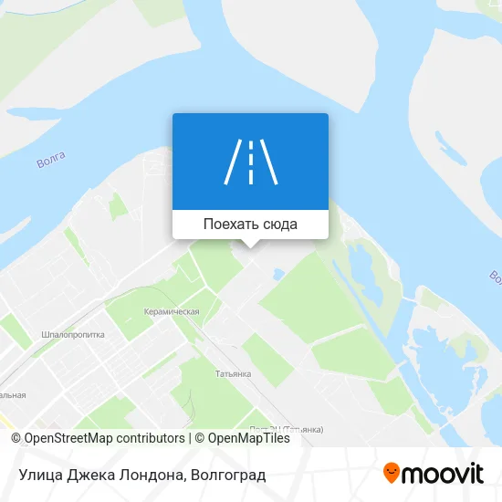 Карта Улица Джека Лондона