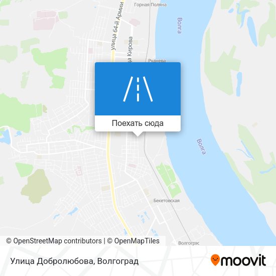 Карта Улица Добролюбова