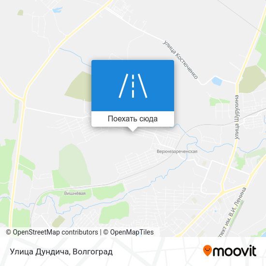 Карта Улица Дундича