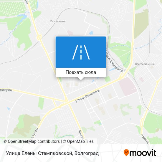 Карта Улица Елены Стемпковской