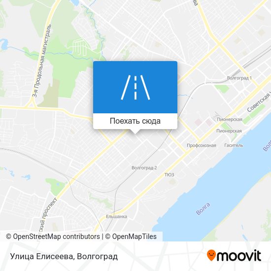 Карта Улица Елисеева