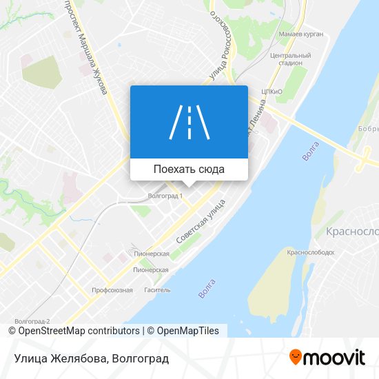 Карта Улица Желябова