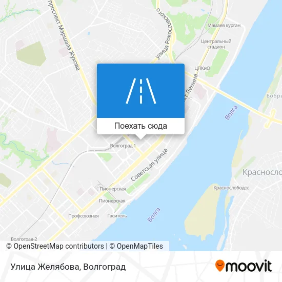 Карта Улица Желябова
