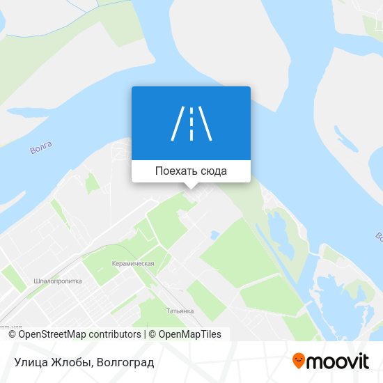 Карта Улица Жлобы