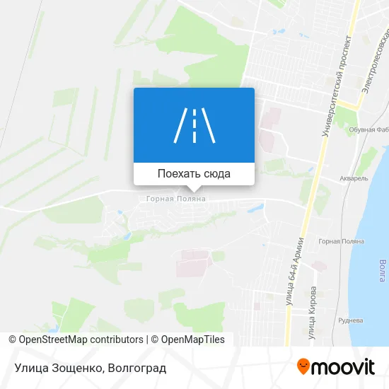 Карта Улица Зощенко