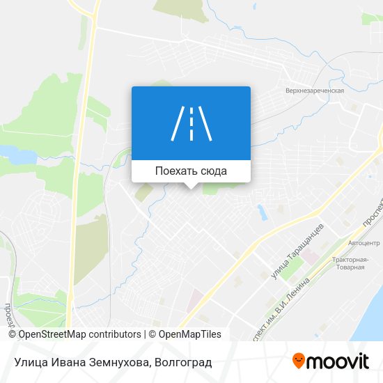 Карта Улица Ивана Земнухова