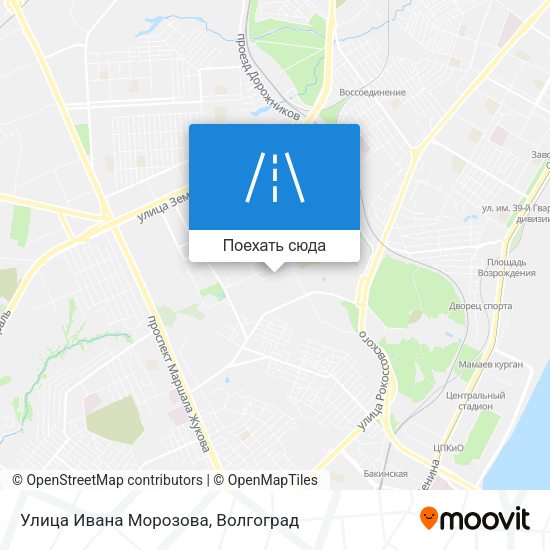 Карта Улица Ивана Морозова