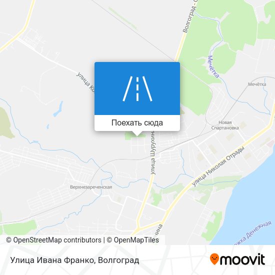 Карта Улица Ивана Франко