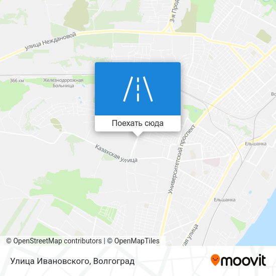 Карта Улица Ивановского