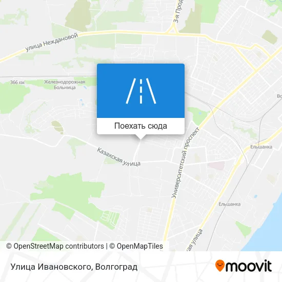 Карта Улица Ивановского