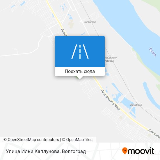 Карта Улица Ильи Каплунова