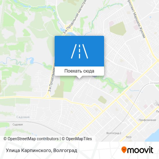 Карта Улица Карпинского