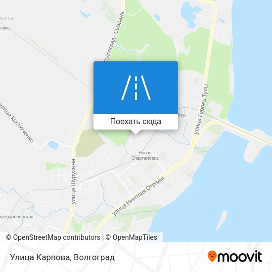 Карта Улица Карпова