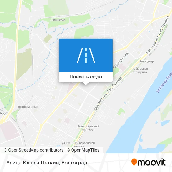 Карта Улица Клары Цеткин