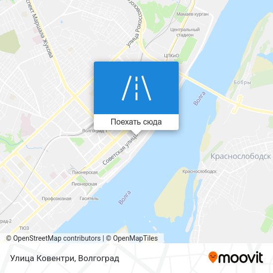 Карта Улица Ковентри