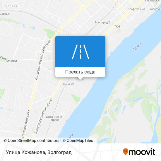 Карта Улица Кожанова