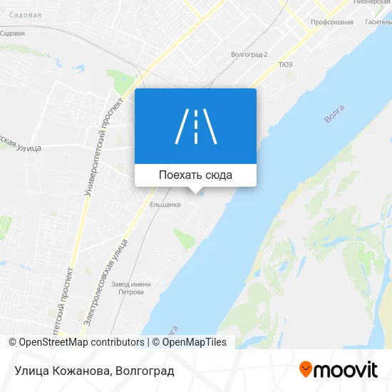 Карта Улица Кожанова