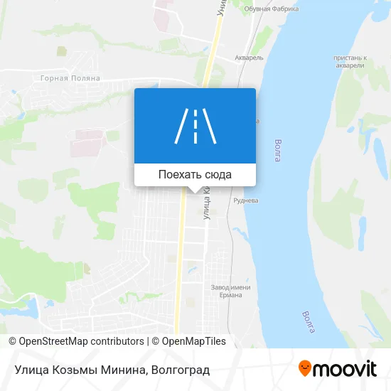 Карта Улица Козьмы Минина