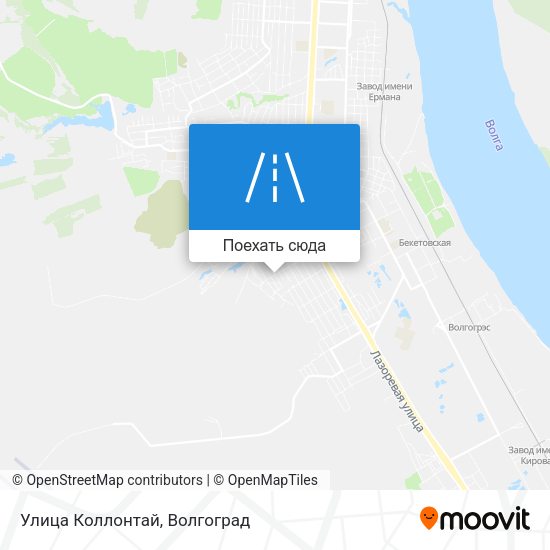 Карта Улица Коллонтай