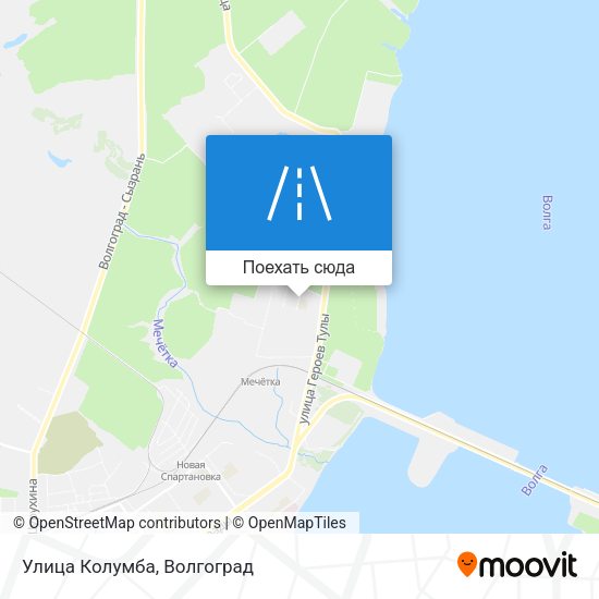 Карта Улица Колумба