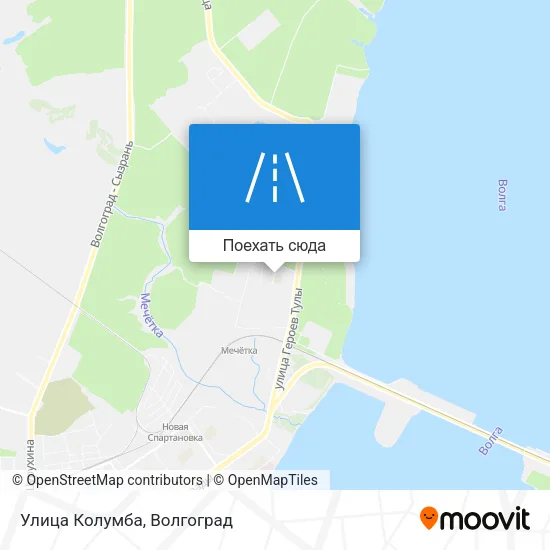 Карта Улица Колумба
