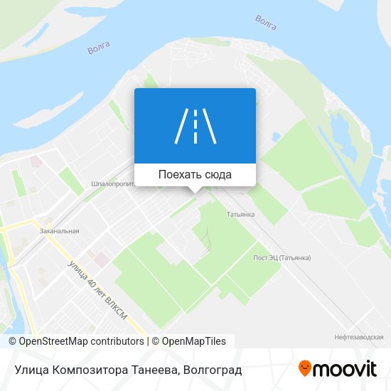 Карта Улица Композитора Танеева
