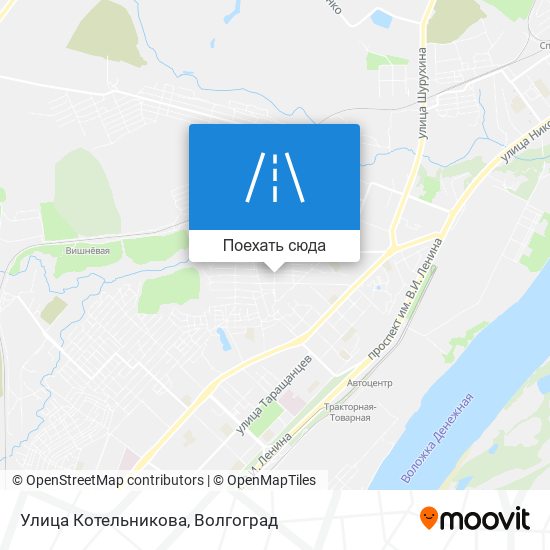 Карта Улица Котельникова