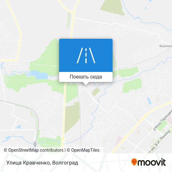 Карта Улица Кравченко